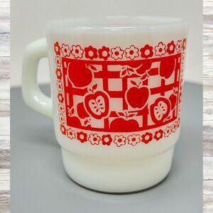 Vintage Anchor Hocking Apple Mug